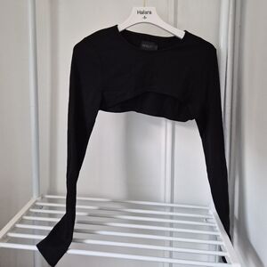 Wsly Essex Shrug Ribbed Long Sleeve L